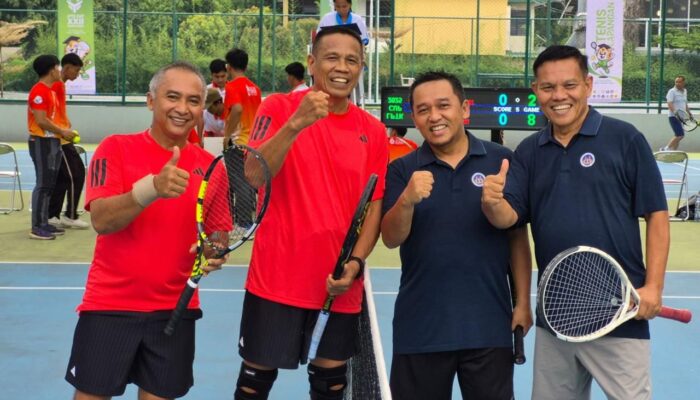 Tenis UNP Menang Telak di Sejumlah Partai pada Hari Kedua LPTK Cup XXII di Medan