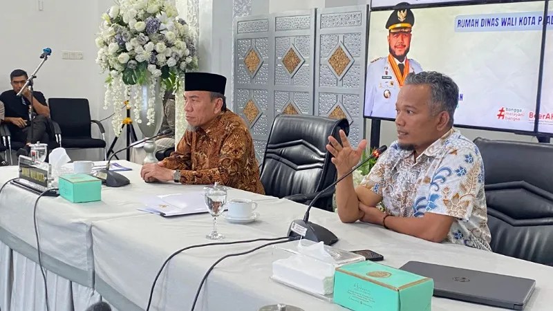 Pemaparan laporan hasil pemeriksaan laporan dugaan maladministrasi di Organisasi Perangkat Daerah (OPD) Pemerintah Kota (Pemko) Padang oleh Ombudsman RI Perwakilan Sumatera Barat (Sumbar), Jumat (7/11/2025) pagi. (Dok. Ombudsman)
