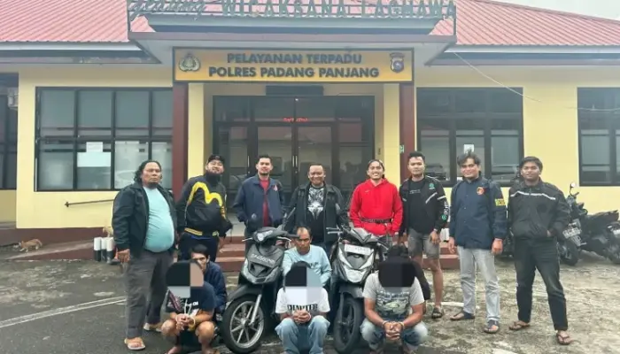 Polres Padang Panjang Tangkap Pelaku Curanmor