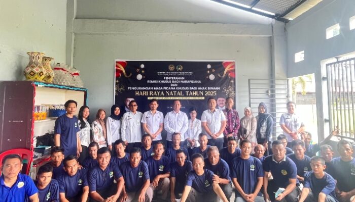 10 Warga Binaan Rutan Padang Terima Remisi Khusus Natal 2025