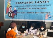 Rutan Padang Gelar Posyandu Lansia, Wujud Kepedulian terhadap Kesehatan Warga Binaan