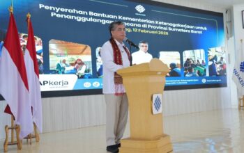 Kemnaker Salurkan Rp30,3 Miliar, Dorong Pemulihan Kerja Pascabencana di Sumbar