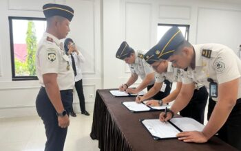 Perkuat Integritas dan Pelayanan Publik, Rutan Padang Teken Pakta Integritas dan Komitmen Bersama Zona Integritas